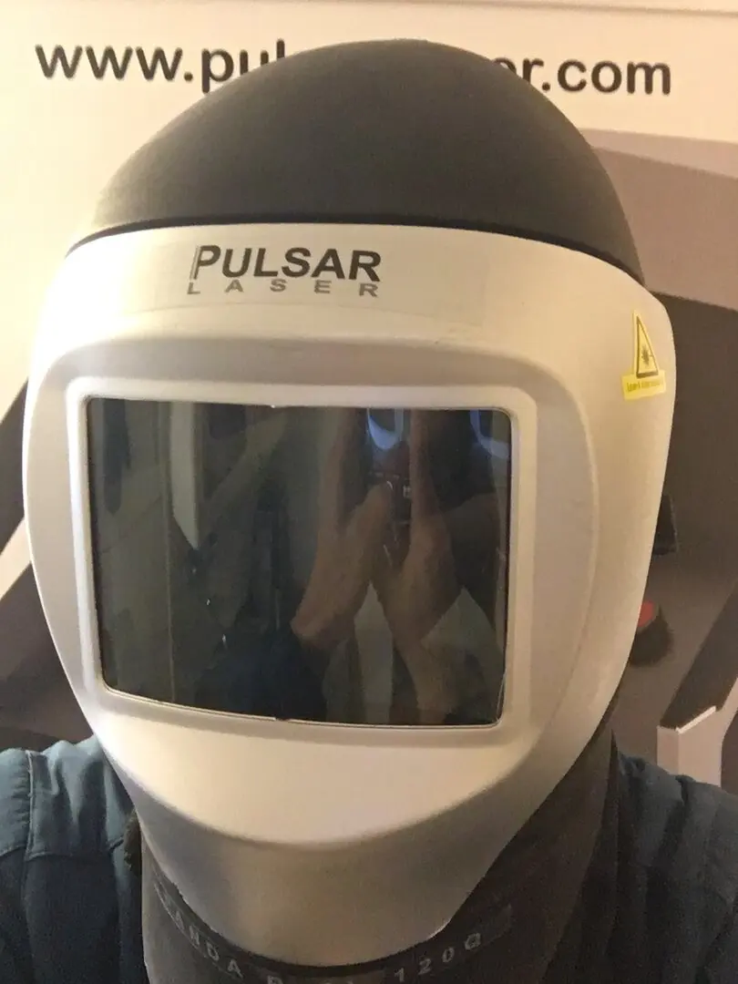 automatic lase safety mask